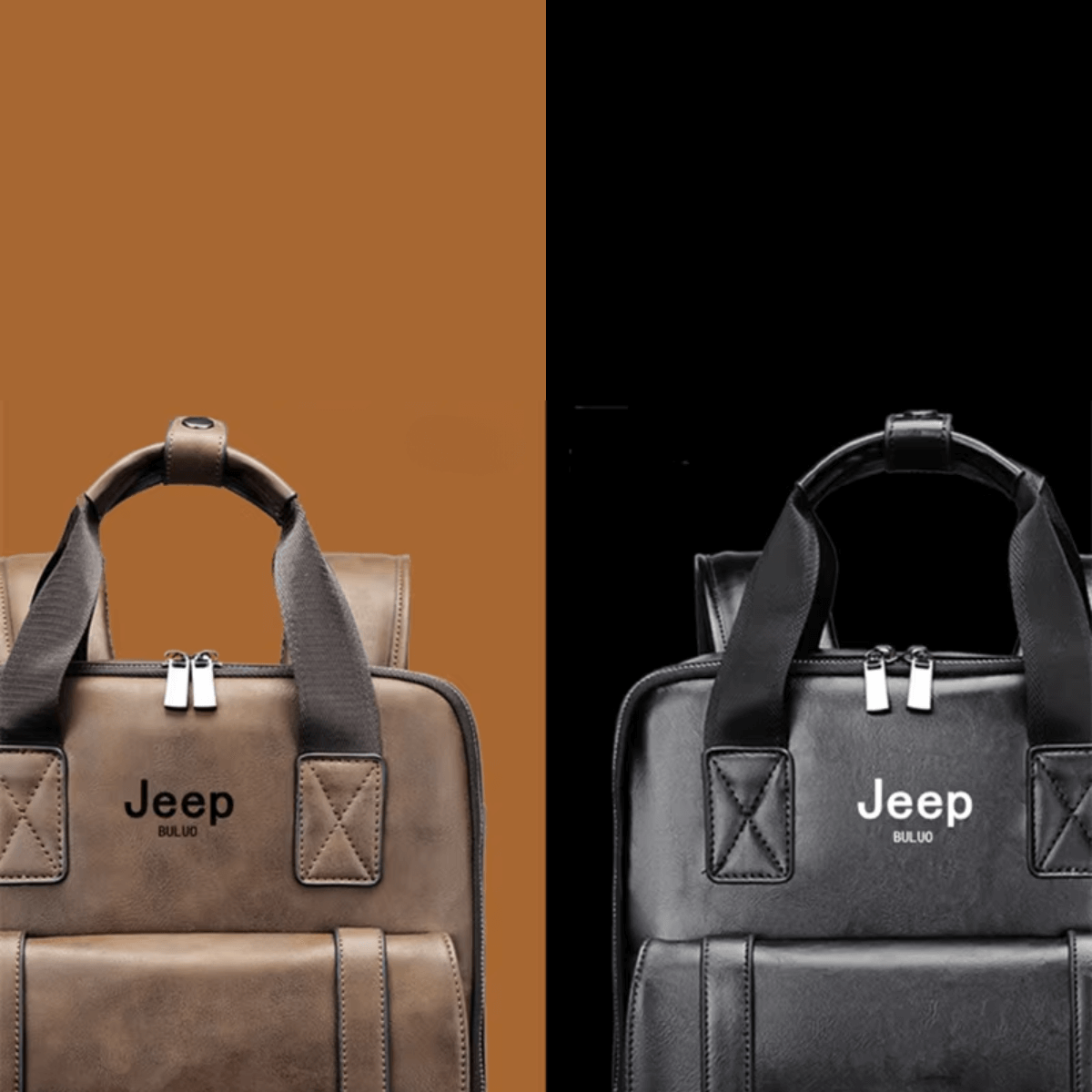 mochila de couro masculina jeep legacy viriati